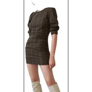 Zara large khaki short dress.